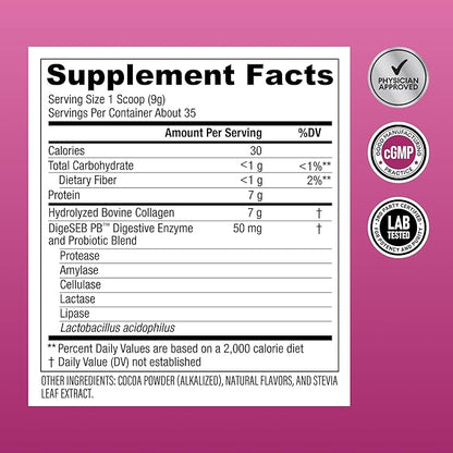Physician's CHOICE Collagen Peptides Powder (Hydrolyzed Protein