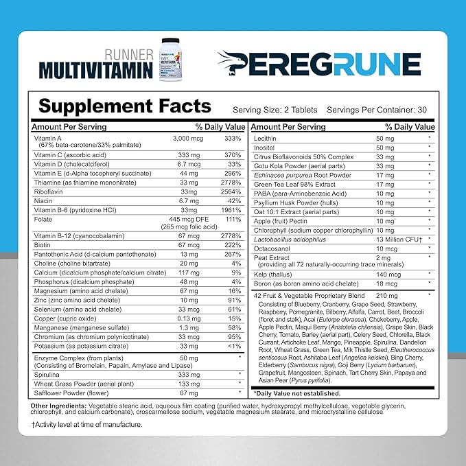 Runner Multivitamin & Omega 3 Fish