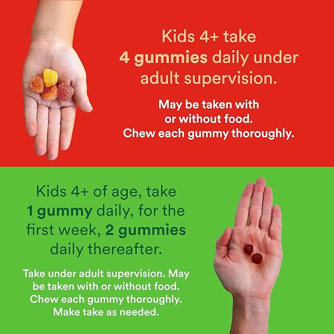 SmartyPants Kids Multivitamin + Fiber & 3 Fish (120 Count) (60 Count)