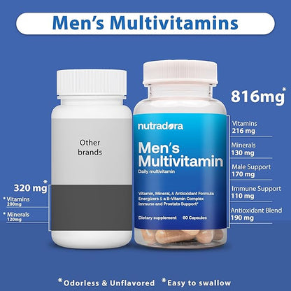 Multivitamin for Men B12, Zinc, 1