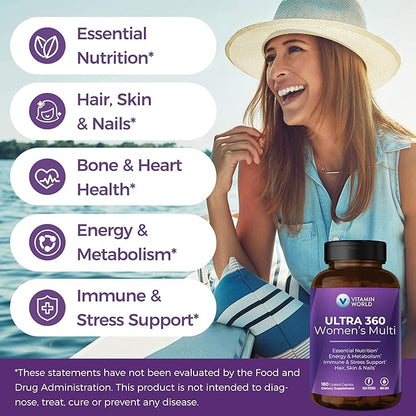 Vitamin World Ultra 360 Multivitamin 180 Caplets