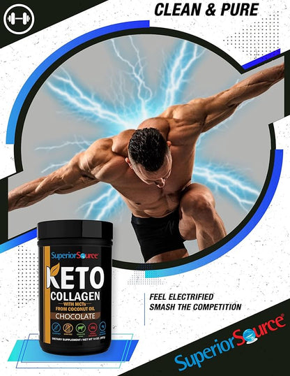Superior Source Keto Collagen Protein Powder (14 oz), 23 (17 (17 g)