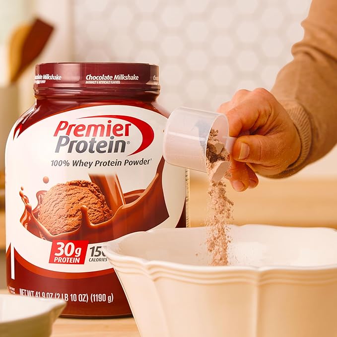 Premier Protein Protein Powder, 30g Protein, 1g Sugar, 29 Servings, 41.9oz