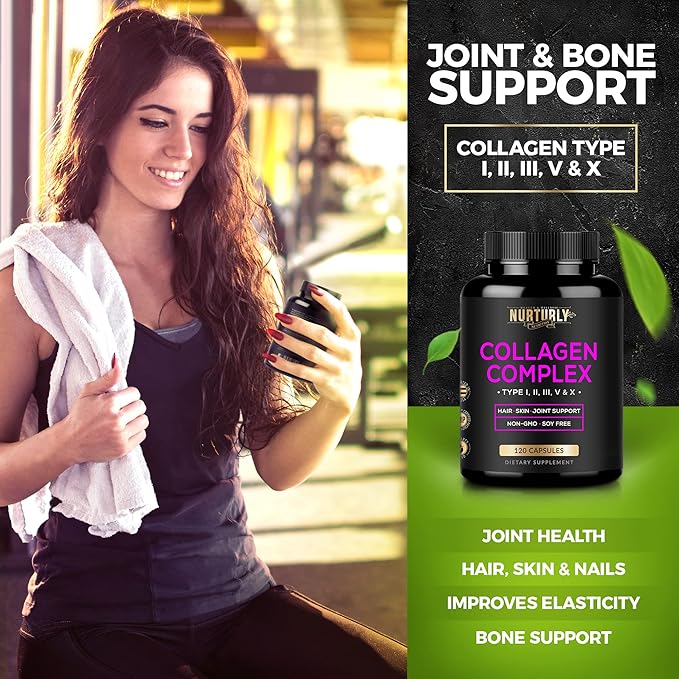 Multi Collagen Peptides Powder Capsules 120 Capsules