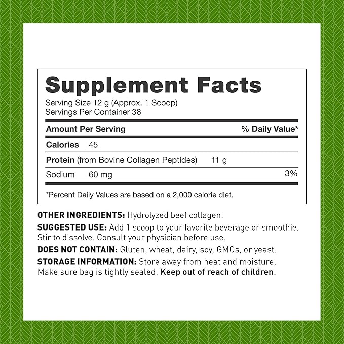 Amy Myers MD Grass Fed Collagen 38 Servings