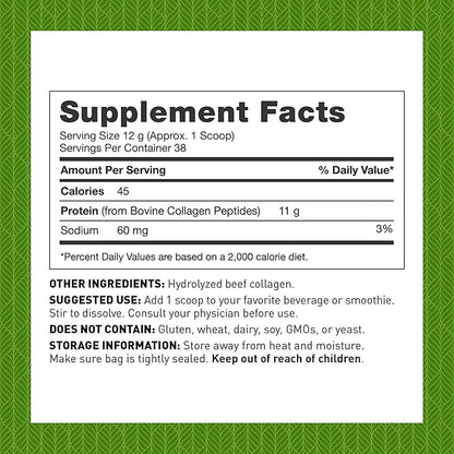 Amy Myers MD Grass Fed Collagen 38 Servings
