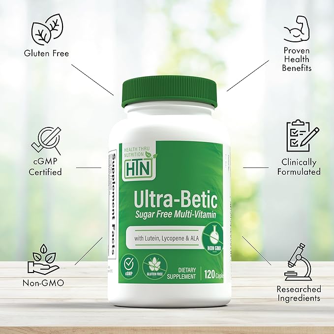 Health Thru Nutrition Ultra-Betic Multivitamin 120 Count