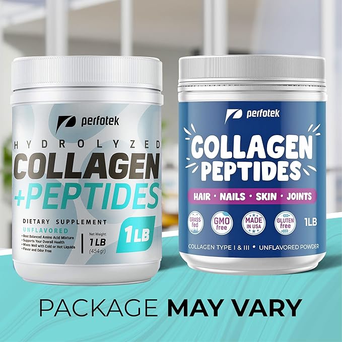 Collagen Powder for Women Men Types (1Lb) Non-GMO