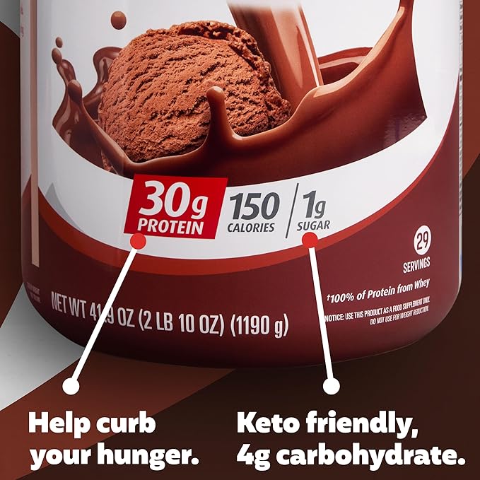 Premier Protein Protein Powder, 30g Protein, 1g Sugar, 29 Servings, 41.9oz