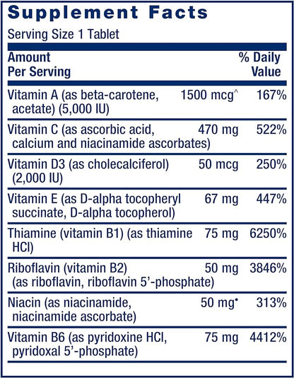 Life Extension One-Per-Day Multivitamin 60 Tablets 60 Capsules