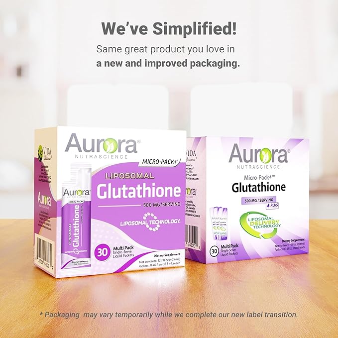 Aurora Nutrascience, Nano-Liposomal Glutathione, Drink Mix, 750 mg