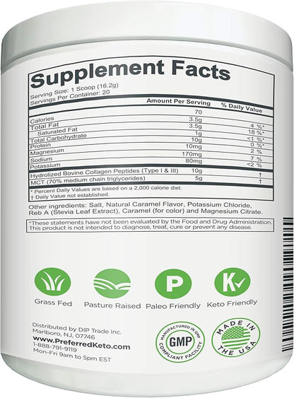Keto Collagen Protein Powder with MCT