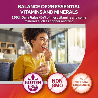 Geritol, Multivitamin Supplement, Contains B-Vitamins, Antioxidants, 26 Essential 100 Tablets