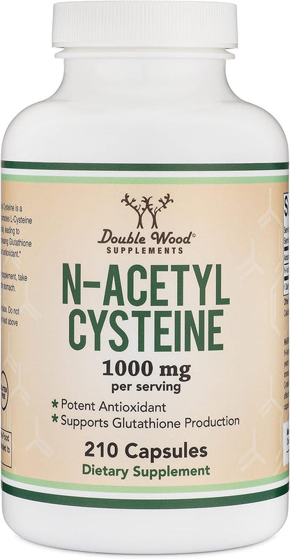 NAC Supplement N-Acetyl Cysteine (1,000mg Per 500mg Per 210 Capsules)