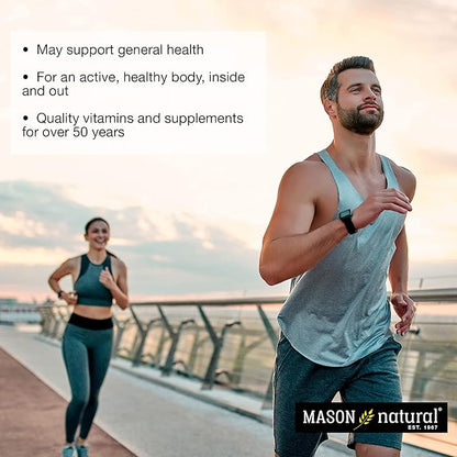 MASON NATURAL Daily Multiple Vitamins - Vitamins A, C, D3, E, B1, B2, B3, B6, B12, Folate and Calcium for Overall Health, 100 Tablets (Pack of 3)