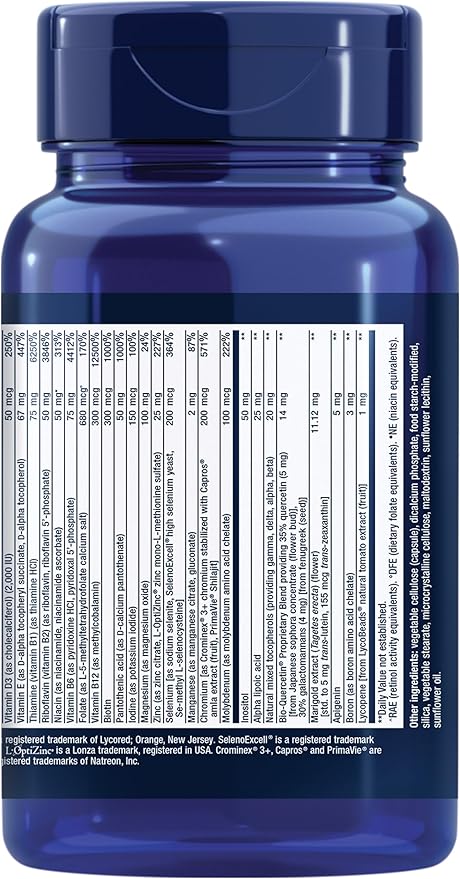 Life Extension Two-Per-Day Multivitamin 60 Capsules