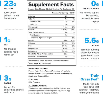 LEGION Whey+ Whey Protein Powder (Chocolate (30 Servings)