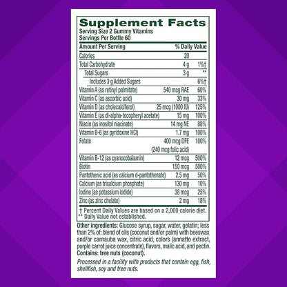 Vitafusion Women's 50+ Daily Multivitamin, Gummy 120 Ct