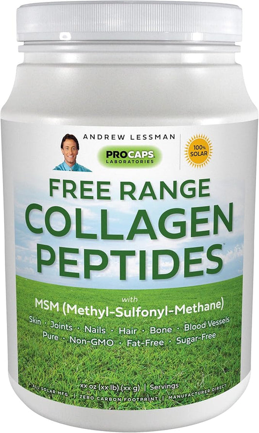 ANDREW LESSMAN Free Range Collagen Peptides 60 Servings