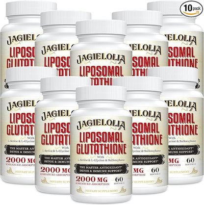 Liposomal Glutathione 2000 mg with L-Serine, 600 Softgels