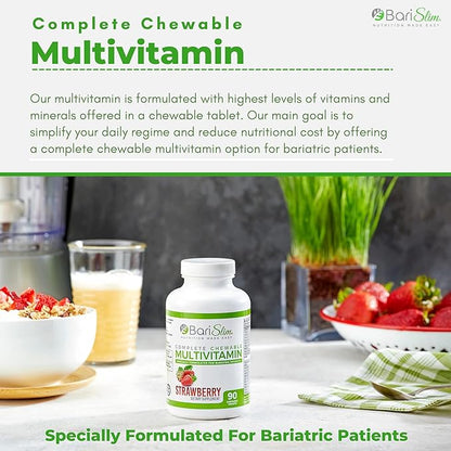 BariSlim Chewable Bariatric Multivitamin 45mg Iron