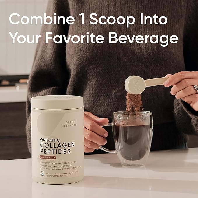 Sports Research® Organic Collagen Powder 30 Servings