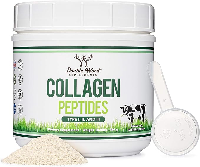 Collagen Peptides Powder 16.08oz - 1, 2, 2, and 3 (Grass