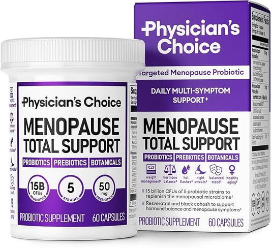 Physician's CHOICE Menopause Probiotic Supplement for Women 60ct
