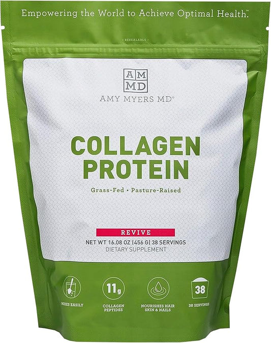 Amy Myers Collagen Protein Capsules 180 1 and 3 for 30 Servings
