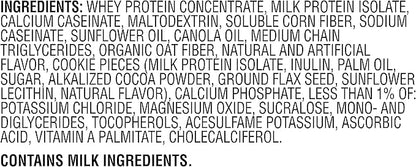 Muscle Milk Genuine Protein Powder, Cookies 1.93 Pounds, 12 Servings, 32g Protein, 3g Sugar,