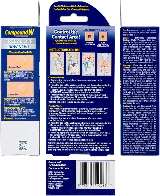 Compound W Freeze Off Advanced Wart 1 Count