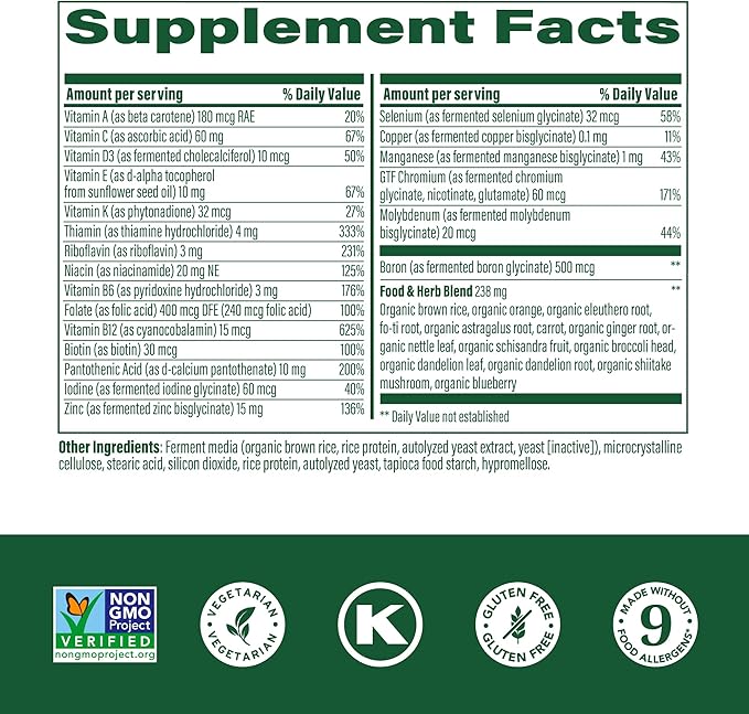 MegaFood Men's One Daily Multivitamin 90 Tabs