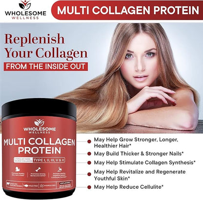 Multi Collagen Protein Powder Hydrolyzed (Type