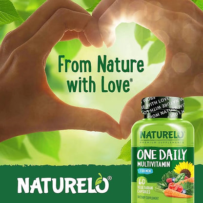 NATURELO One Daily Multivitamin for Men 60 Capsules 2 Month