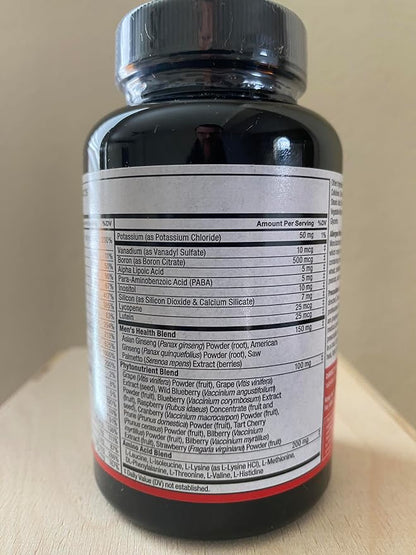 Force Factor Men’s Multivitamins, Multivitamin 27 Vitamins 60 Tablets