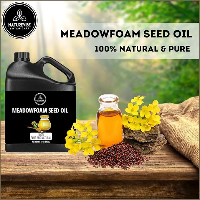 Naturevibe Botanicals Meadowfoam Oil 32 Ounces 100% Pure