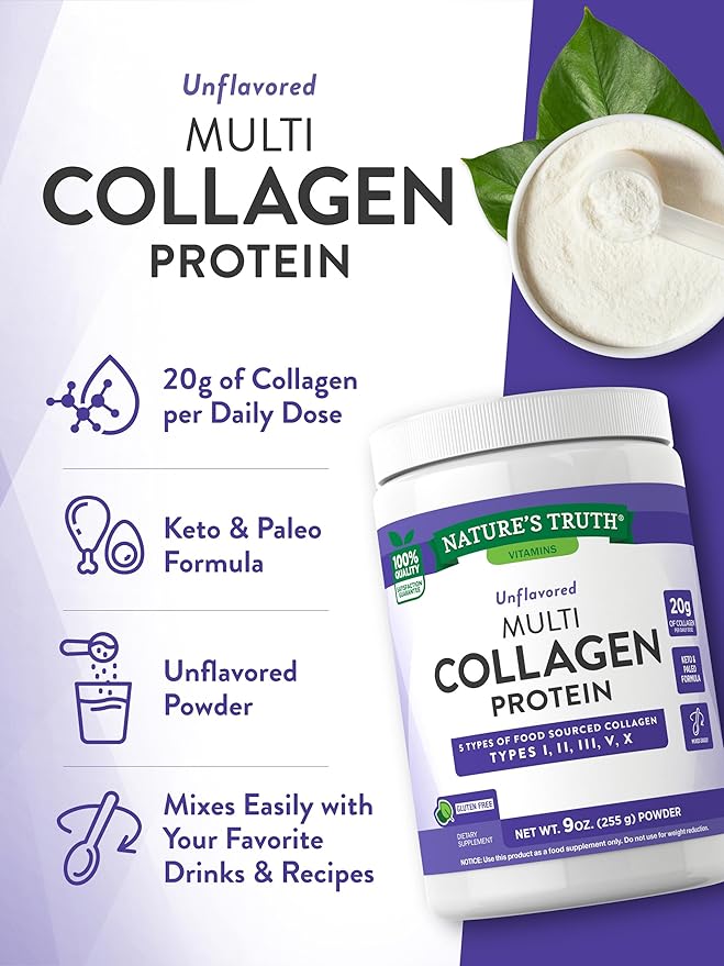 Nature's Truth Multi Collagen Powder 9 oz