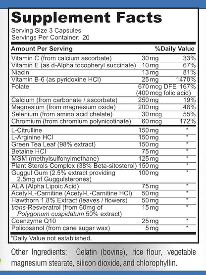 Heart Health Supplement 60 Capsules