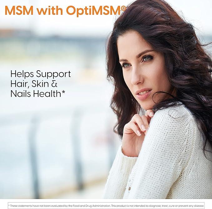 Doctor's Best MSM with OptiMSM, Non-GMO, 1500 mg, 120 Tablets (DRB-00097)