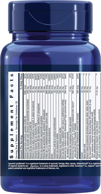 Life Extension Two-Per-Day Multivitamin – Daily 60 Tablets