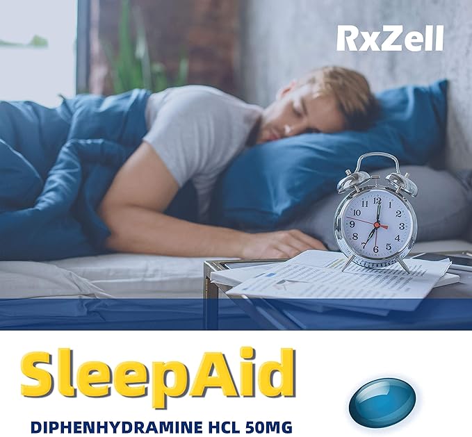 Sleep Aid, Diphenhydramine HCl 50mg, 220 Softgels