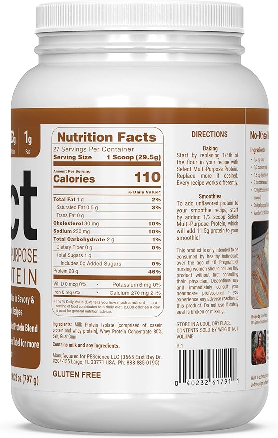 PEScience Select Multi-Purpose Protein Powder, 27
