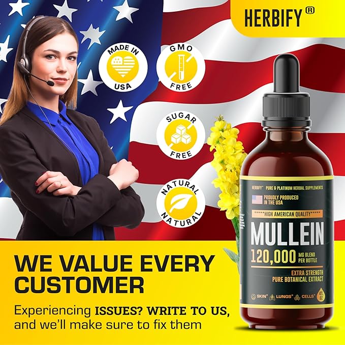 HERBIFY Mullein Drops 4 Oz