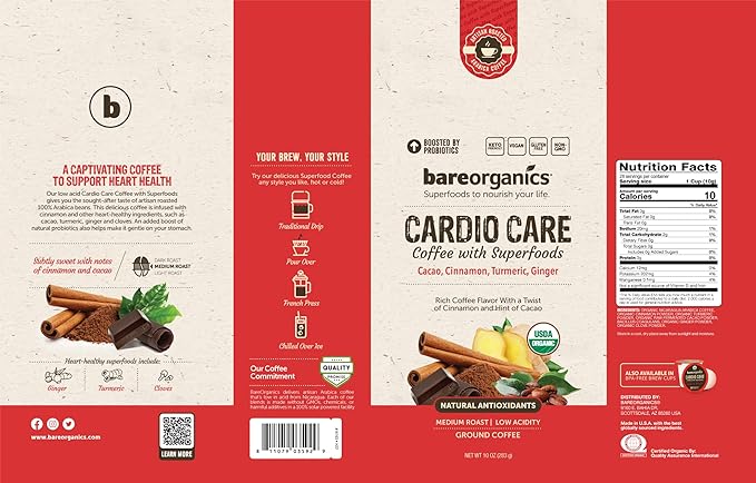 CARDIO CARE BAGGED COFFEE with Superfoods