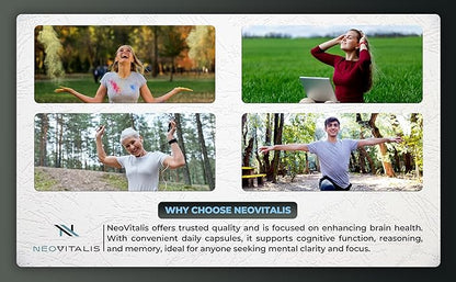 Alpha Brain Nootropic Capsules | Memory Expansion & Focus for Men, Women & Young Adults – Daily Use Cognitive Support with Vitamin B6, Herbal Extracts & Amino Acids Caffeine-Free | 60 Caps