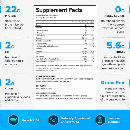 LEGION Whey+ Whey Isolate Protein Powder (30 Serving,