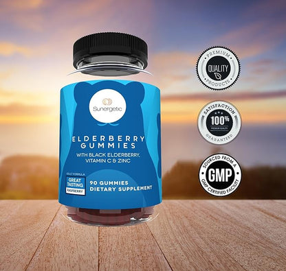 Premium Black Elderberry Gummies – Black 90 Gummies