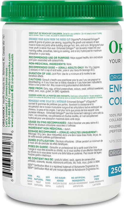 ORGANIKA Collagen Enhanced, 250 GR