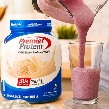 Premier Protein Protein Powder, 30g Protein, 1g Sugar, 29 Servings, 40.2oz