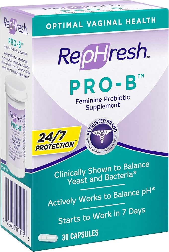 RepHresh Pro-B Probiotic Supplement for Women, 30 Oral